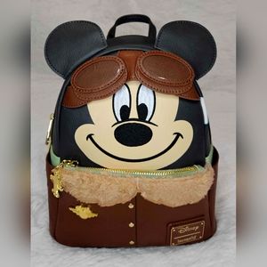 Loungefly Mickey Aviator Exclusive mini backpack